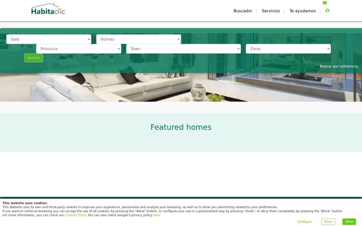 Screenshot of habitaclic.es