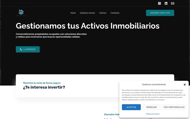 Screenshot of habitaliagc.com