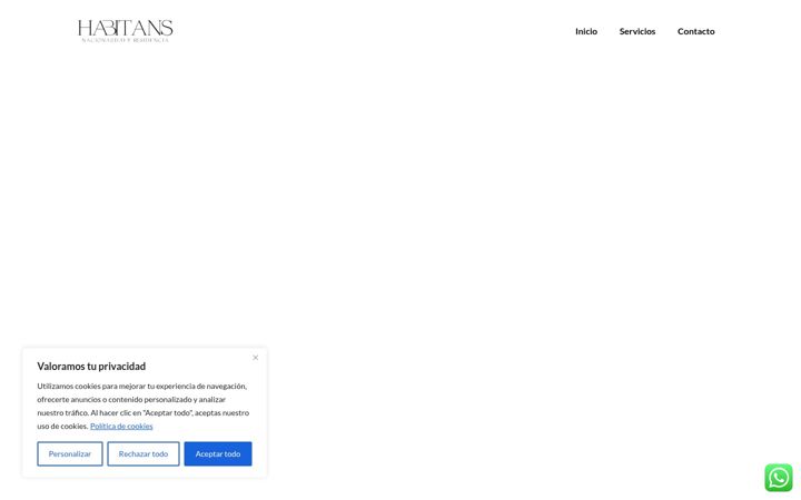 Screenshot of habitans.es