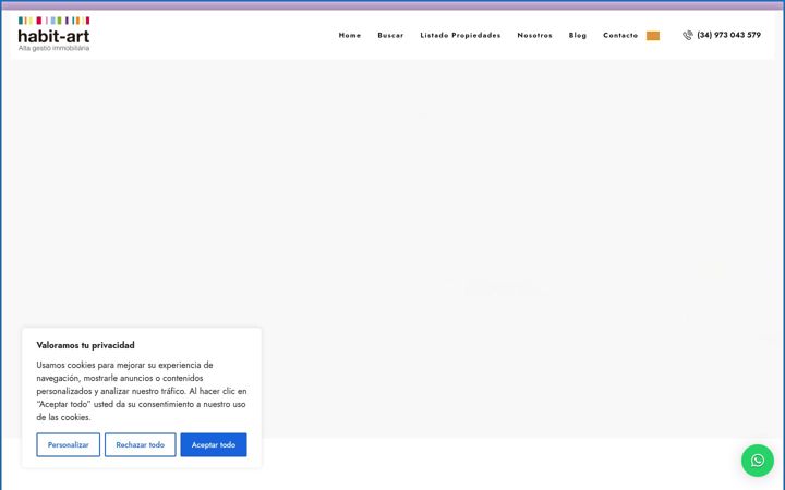 Screenshot of habitartlleida.com