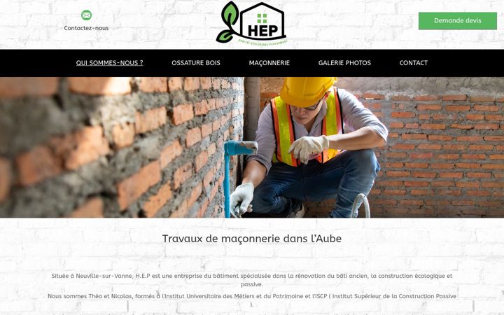 Screenshot of habitat-ecologique-performant.fr