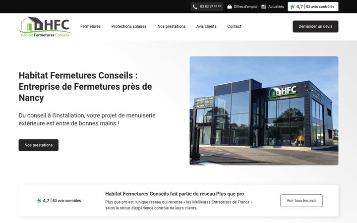 Screenshot of habitat-fermetures-conseils.fr
