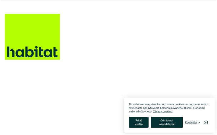 Screenshot of habitat.sk