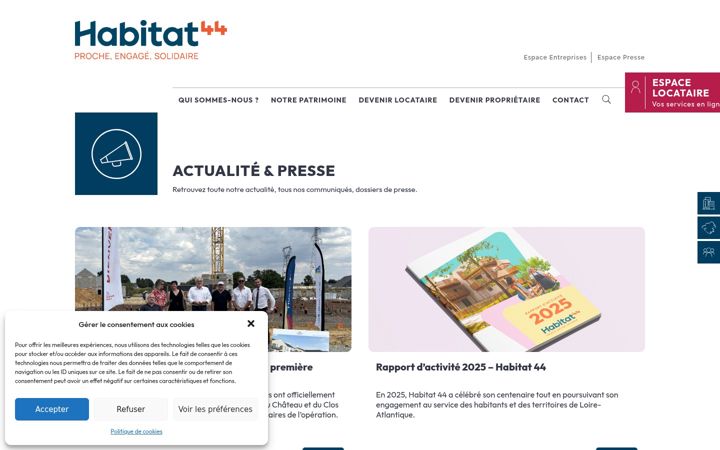 Screenshot of habitat44.org