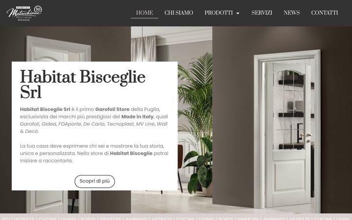 Screenshot of habitatbisceglie.it