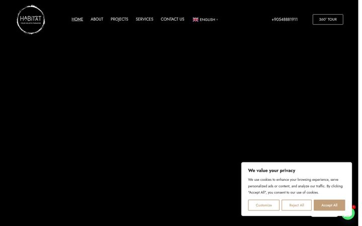 Screenshot of habitatcyprus.com