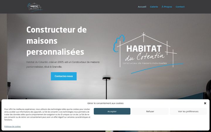Screenshot of habitatducotentin.fr
