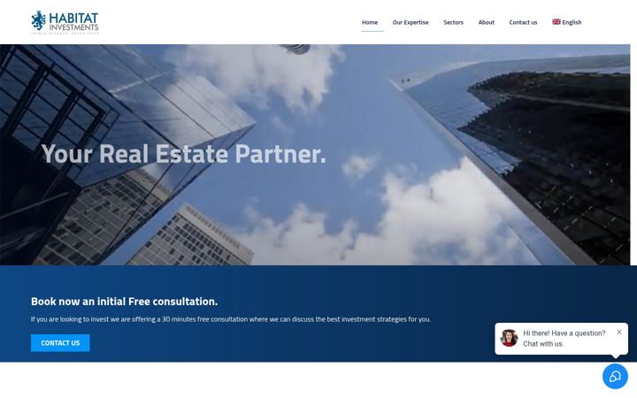 Screenshot of habitatinvestments.co.uk