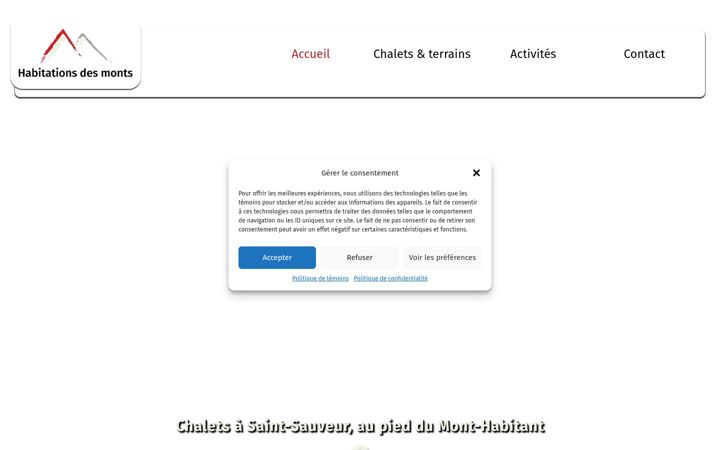 Screenshot of habitationsdesmonts.com