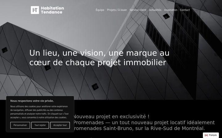 Screenshot of habitationtendance.com