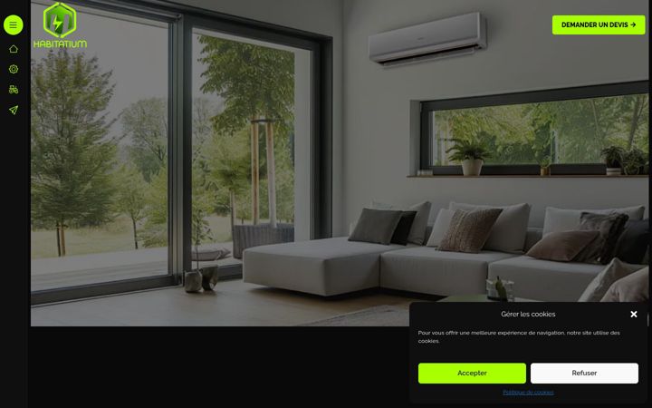 Screenshot of habitatium.fr