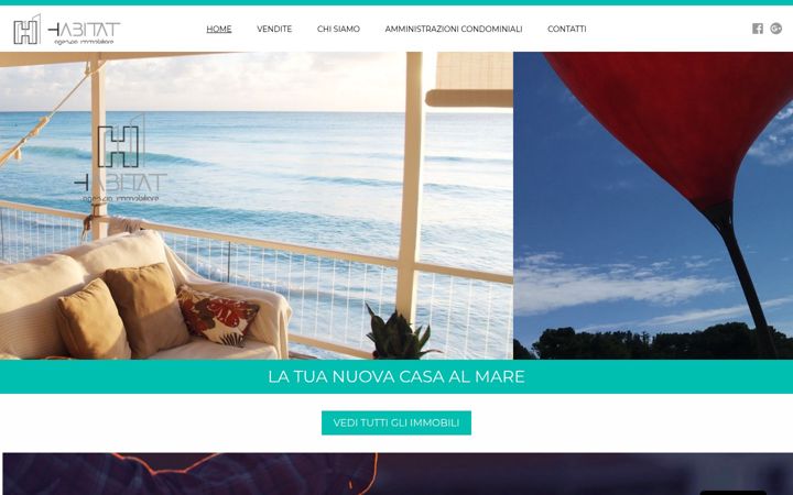 Screenshot of habitatjesolo.com