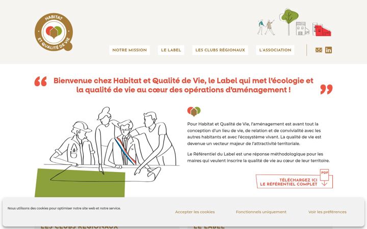 Screenshot of habitatqualitedevie.fr