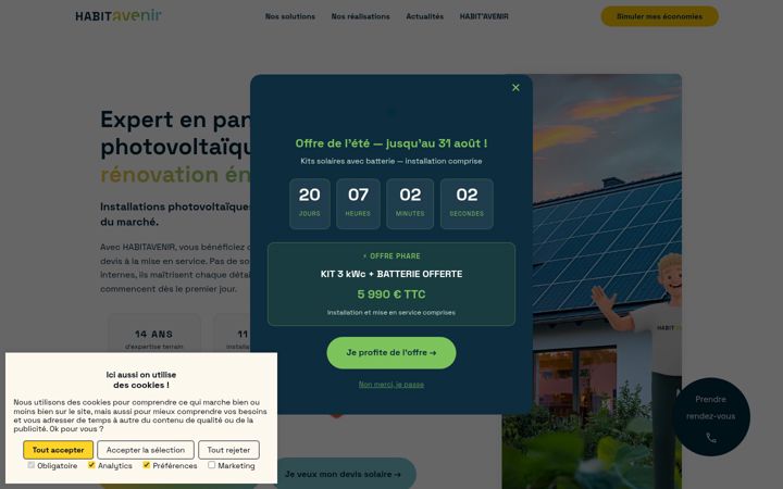 Screenshot of habitavenir.fr