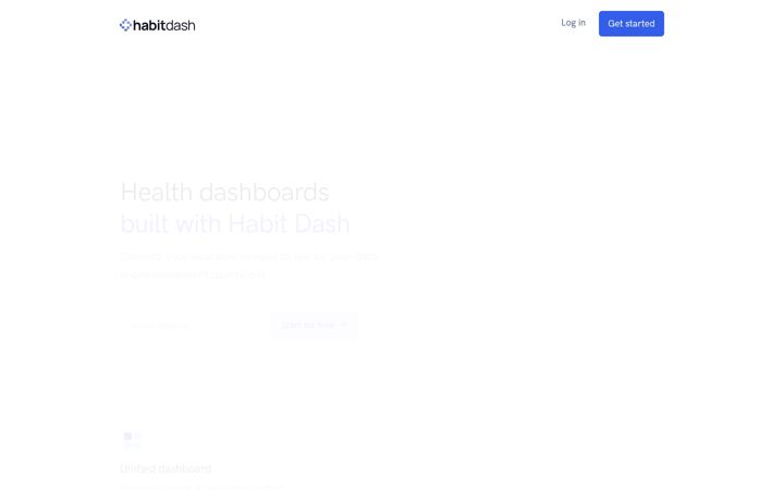 Screenshot of habitdash.com