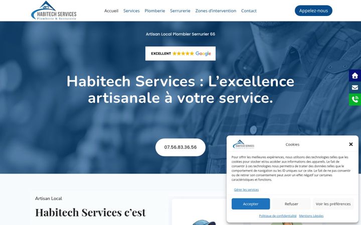 Screenshot of habitech-services.fr