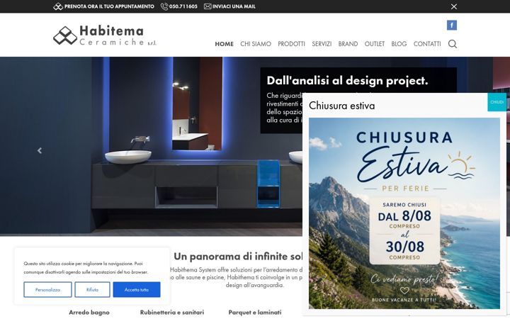 Screenshot of habitemaceramiche.com