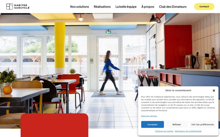 Screenshot of habitersurcycle.fr