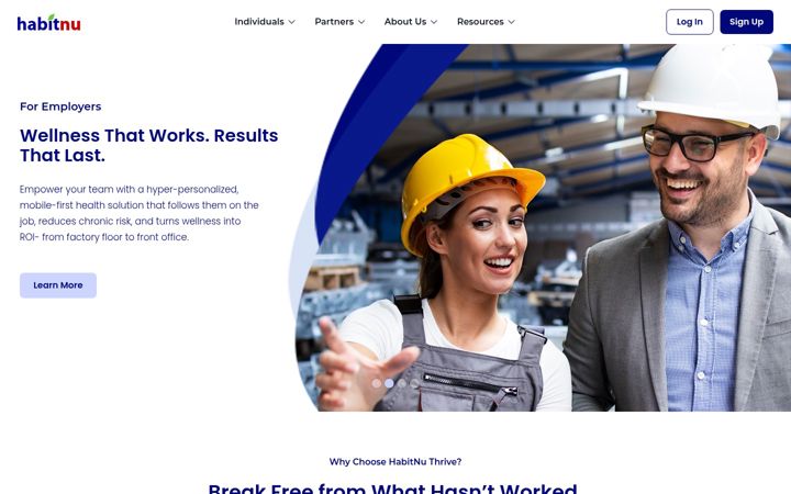 Screenshot of habitnu.com