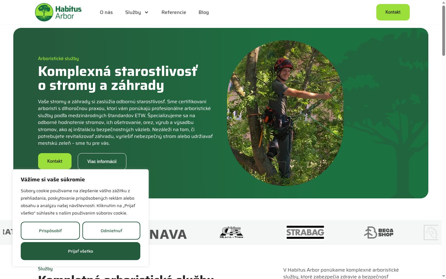 Snímek obrazovky baneru souhlasu zobrazeného před jakoukoli interakcí
