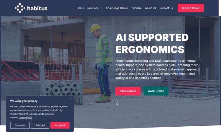 Screenshot of habitushealth.net