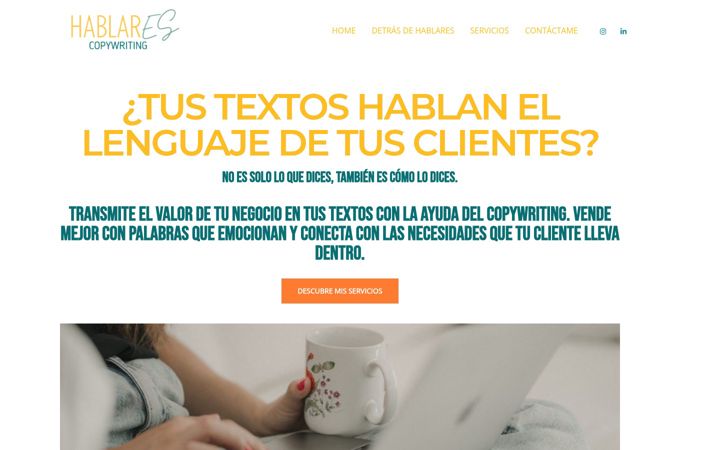 Screenshot of hablares.com