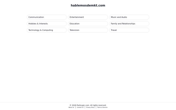 Screenshot of hablemosdemkt.com