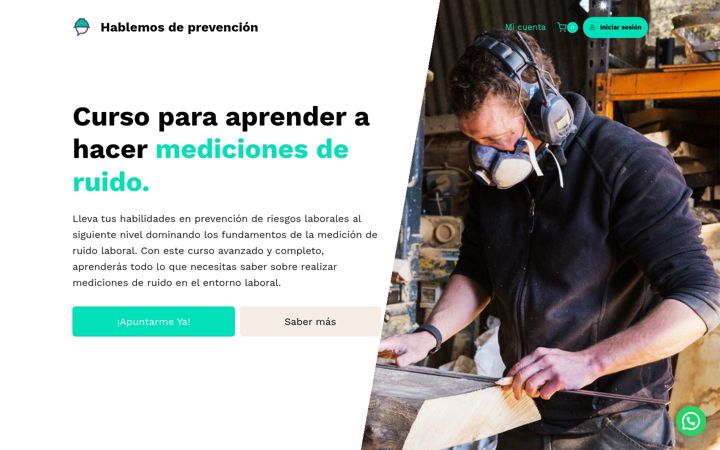 Screenshot of hablemosdeprevencion.com