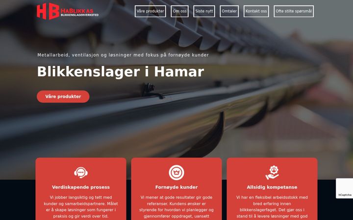 Screenshot of hablikk.no