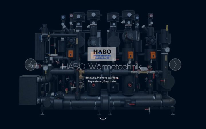 Screenshot of habo-waermetechnik.de