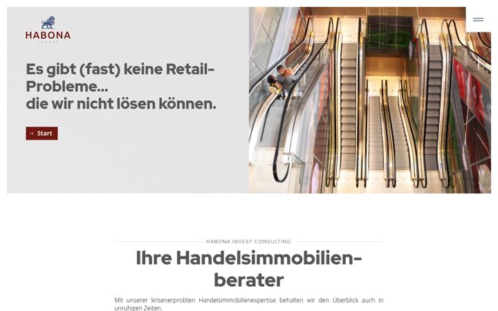 Ekraanipilt saidist habona-consulting.de