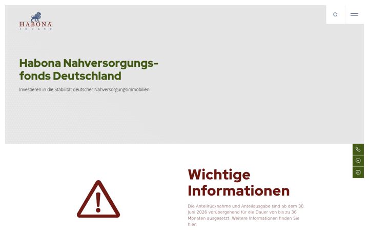 Screenshot of habona-nahversorgungsfonds.de