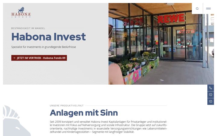 Screenshot of habona.de