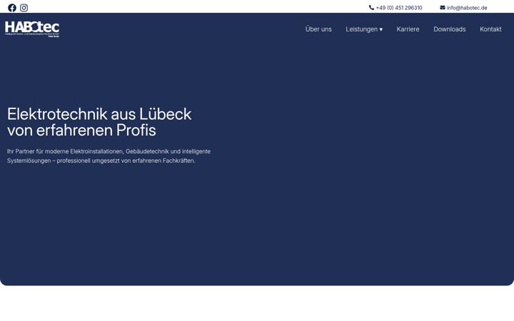 Screenshot of habotec.de