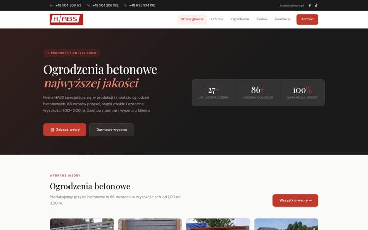Screenshot of habs.pl