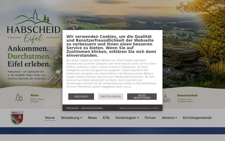 Screenshot of habscheid-eifel.de