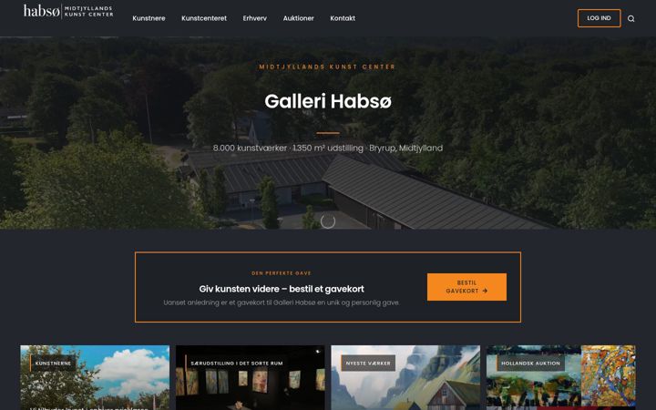 Screenshot of habsoe.dk