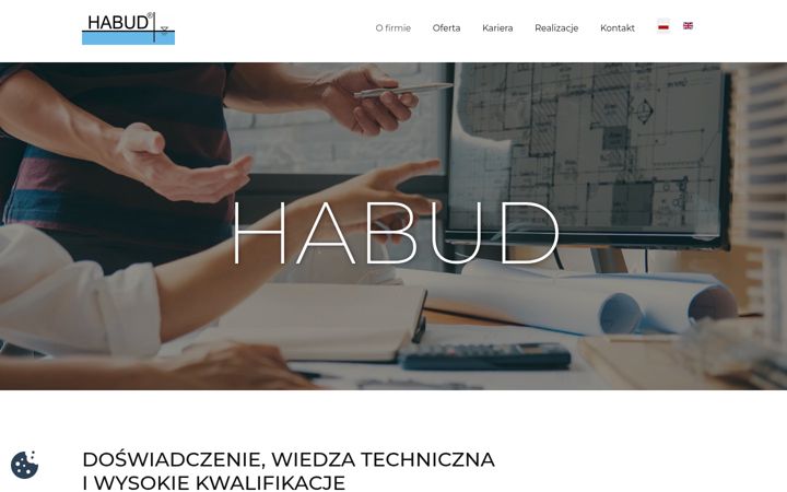 Screenshot of habud.pl