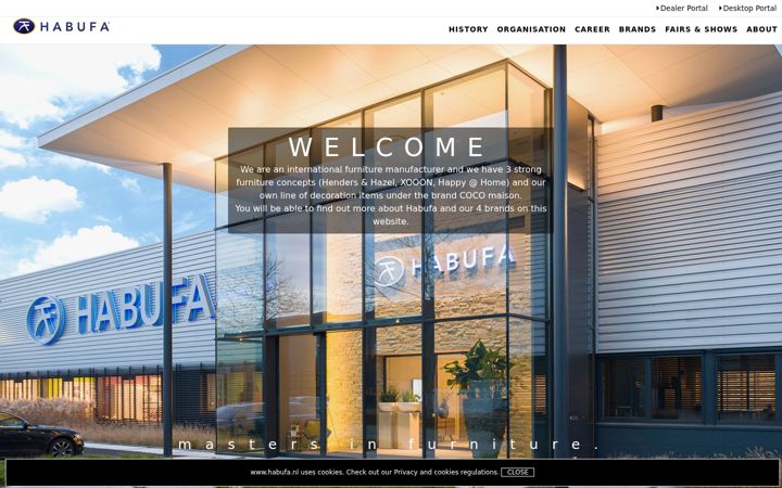 Screenshot of habufa.com
