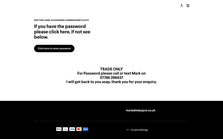 Screenshot of habypro.co.uk