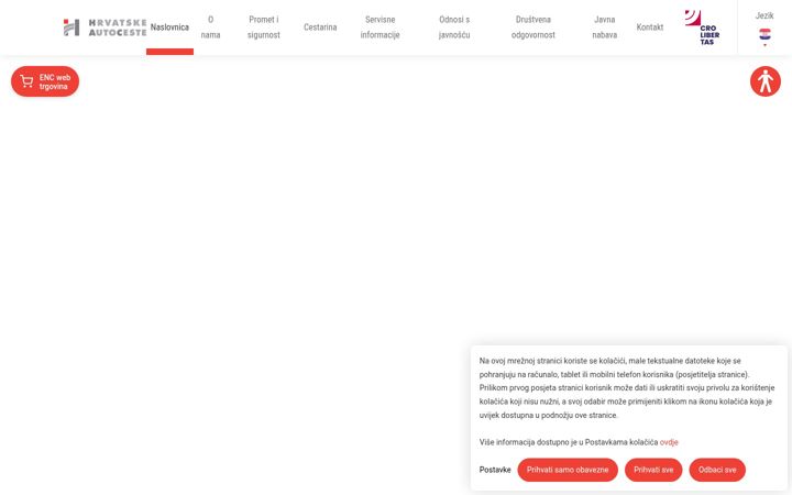 Screenshot of hac.hr