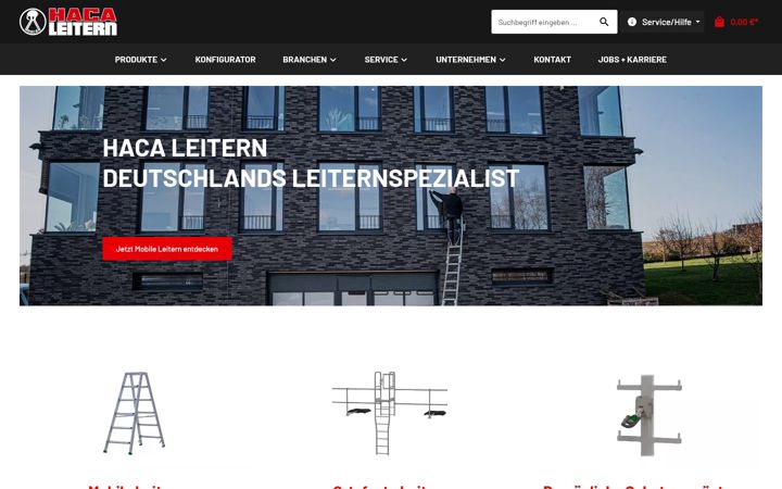 Screenshot of haca.com