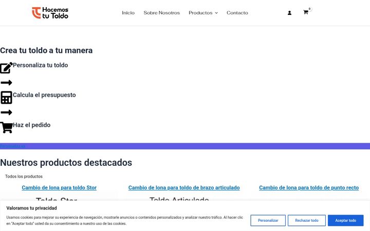 Screenshot of hacemostutoldo.com
