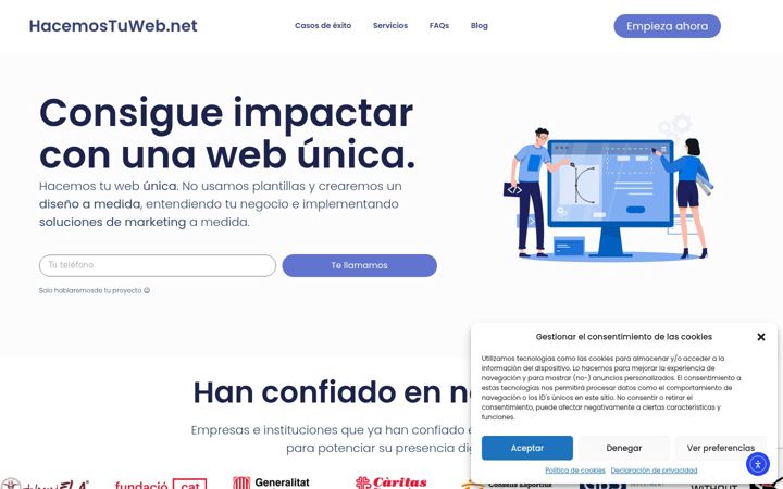 Screenshot of hacemostuweb.net