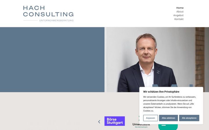 Screenshot of hach-consulting.de
