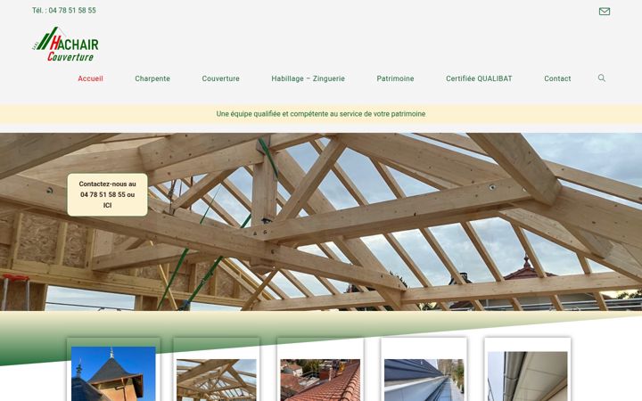Screenshot of hachair.fr