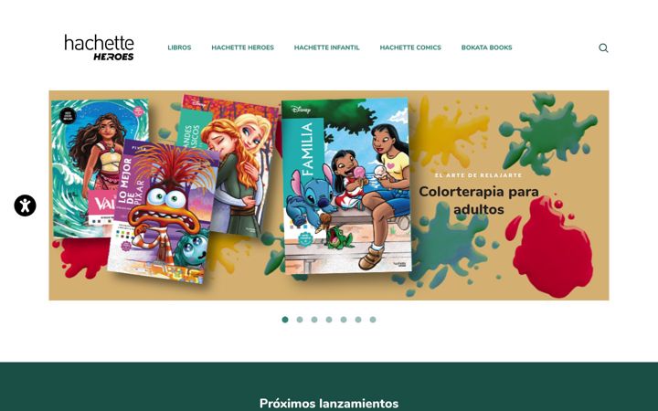 Screenshot of hachetteheroes.es