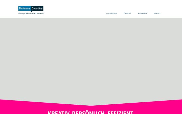Screenshot of hachmann-consulting.de