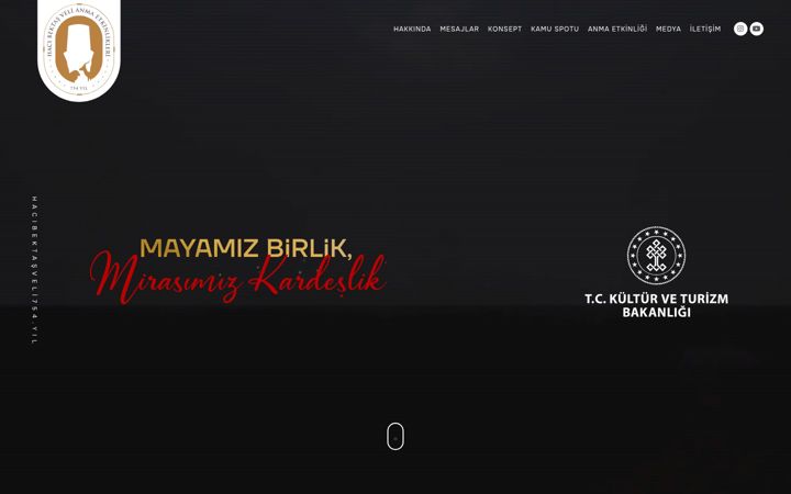 Screenshot of hacibektasvelietkinlikleri.com