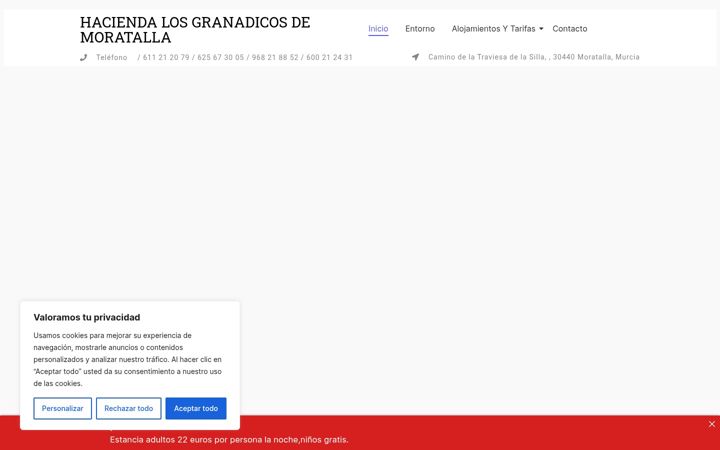 Screenshot of haciendalosgranadicos.com